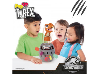 Jurský svet - Spoločenská hra Vyskakovací T-Rex Tomy