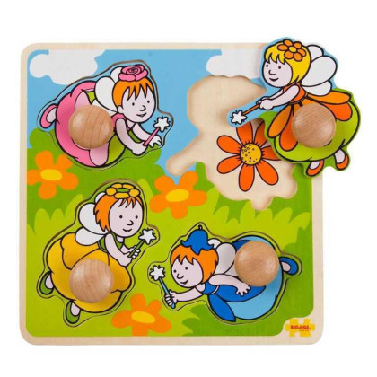 Vkladacie puzzle víly Bigjigs Toys