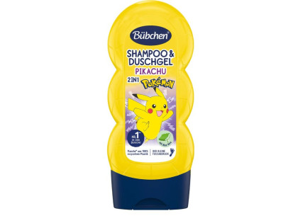 Šampón a sprchový gél 2 v 1 Pokémon, 230 ml Bübchen