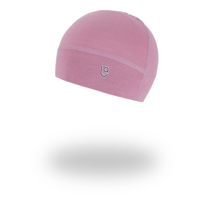 Čiapka tenká plochý šev Outlast® UPF 50+ tm.staroružová Little Angel