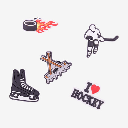 Amulety - ozdoby na topánky Amuletz Hokej mix Coqui