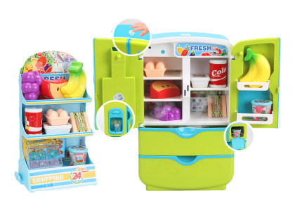 Chladnička s regálom s potravinami s efektmi 28 cm