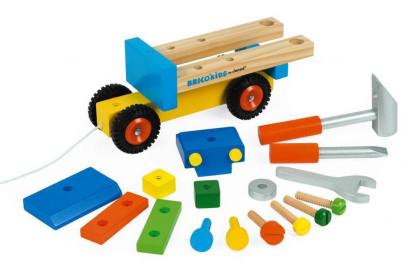 BricoKids Kamión s náradím 17 ks Janod