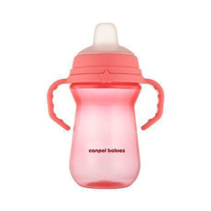 Hrnček so silikónovým náustkom FirstCup 250 ml Canpol babies