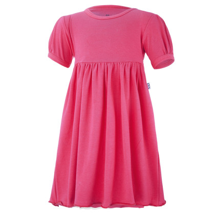 Šaty tenké s krátkym rukávom Outlast® UV 50+ jahodovej Little Angel
