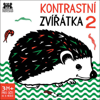 Kontrastné zvieratká 2 - leporelo pre najmenších