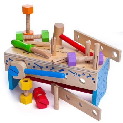 Ponk a prepravka na náradie 2v1 Bigjigs Toys
