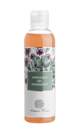 Sprchový gél Geraniový 200 ml Nobilis Tilia