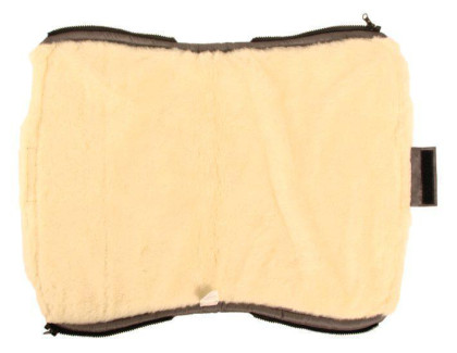 Merino rukávnik na kočík z ovčej/ťavej vlny na zips 30 x 50 cm