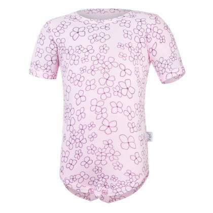 Body tenké tričko Outlast® s UV faktorom 50+, ružová baby kvietky