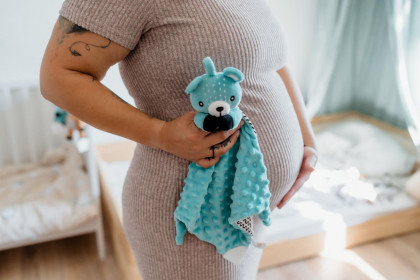 Zaspávač babyted hryzátko, hrkálka plyš 25x25 cm 0 m+