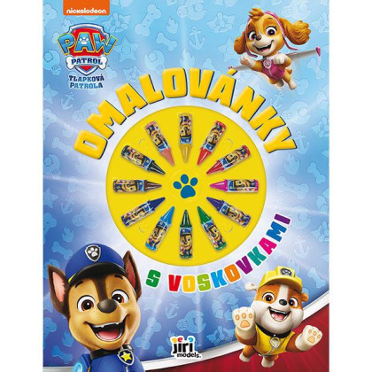 Omaľovánky s voskovkami Tlapková patrola
