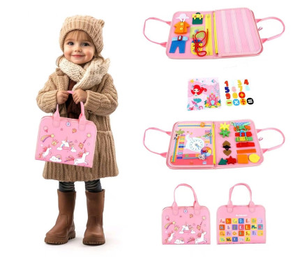 Senzorická busy kniha Jedonorožec 1 2Kids Toys