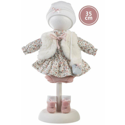 Realistická bábika Elena s mäkkým látkovým telom 35 cm Llorens