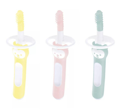 Massaging Brush detská zubná kefka s bezpečnostným krytom 3 m+ MAM