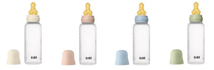 Antikoliková fľaša s kaučukovým cumlíkom 270 ml Bibs