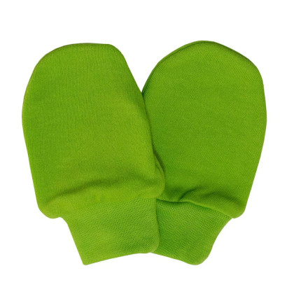 Rukavice bavlna jednofarebné sýta zelená Esito
