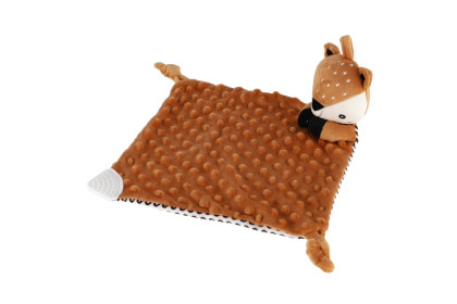 Zaspávač babyted hryzátko, hrkálka plyš 25x25 cm 0 m+