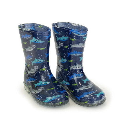 Čižmy detské PVC žralok Pidilidi