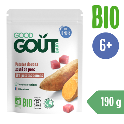 Good Gout BIO Batáty s bravčovým mäsom 190 g