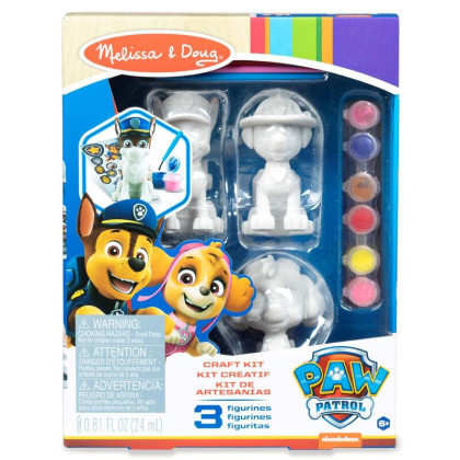 Tlapková patrola 3 figúrky na vymaľovanie
