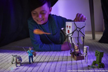 Minecraft movie akčná figúrka blast attack ghast 25 cm