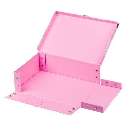 Skladací školský kufrík Hello Kitty Sweet Leopard s kovaním Baagl