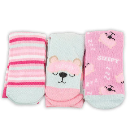 Veselé ponožky Funny 3 ks Medvedík