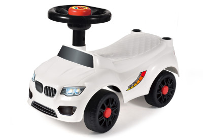 Odrážadlo bez operadla biele