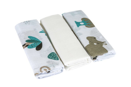 Bomimi plienky bavlna premium 80 x 70 cm 3ks