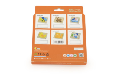 Drevené puzzle pre najmenších - mačička