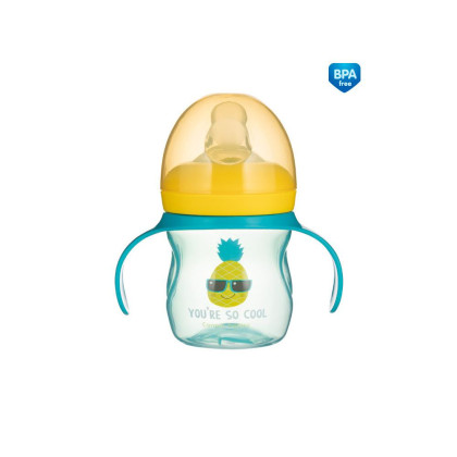 Tréningový hrnček so silikónovým náustkom a úchytmi So Cool 150 ml Canpol babies