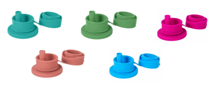 Silikónový športový uzáver so slamkou PURA