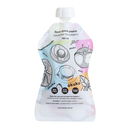 Klasické plniteľné vrecká, 150 ml - 5 ks Akuku