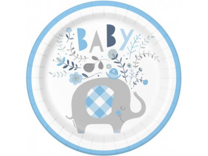 FSC Tanieriky papierové - Sloník s kvetinami