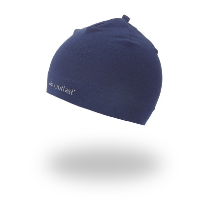 Čiapka tenká Outlast® UV 50+ tm.modrá