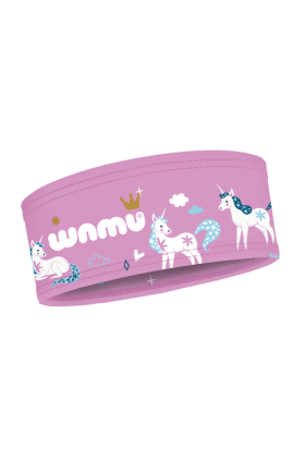 Športová čelenka Jednorožce ružová Wamu