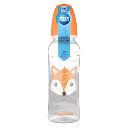 Fľaša úzkohrdlá Cute Animals 250 ml Canpol babies
