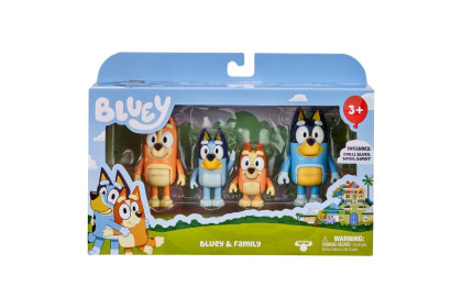 Bluey rodinka 4 figúrky