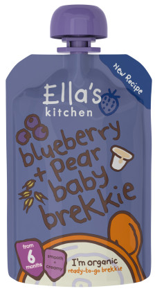 BIO Raňajky čučoriedka a hruška 100 g Ella's Kitchen