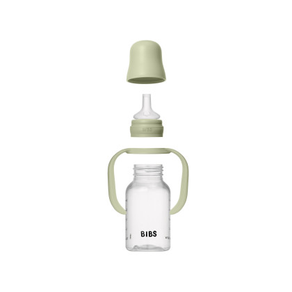 Detská fľaša so silikónovým náustkom 150 ml Bibs