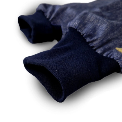 Nohavice rastúce denim vzor Little Angel