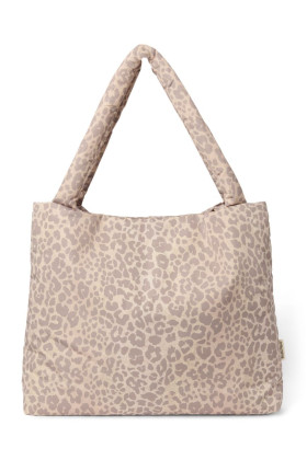Puffy Mom Bag - prebaľovacia taška Cream Leopard Studio Noos