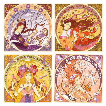 Djeco Inšpirované Alfons Mucha - Pieskovanie