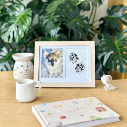 Fotorámik pre miláčikov so sadou na odtlačky Albi