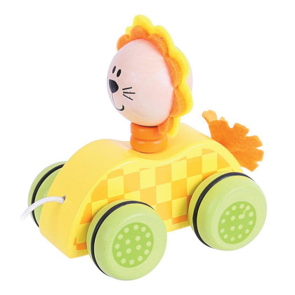 Ťahacia hračka na povrázku levíček Bigjigs Toys