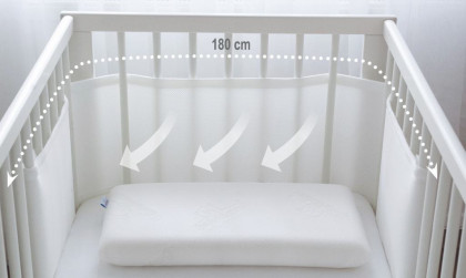 Mantinel do postieľky Bump Air 180 cm Babymatex