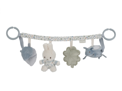 Reťaz na kočík králiček Miffy Lucky Leaves Little Dutch