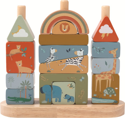 Nasadzovanie kociek Safari 2Kids Toys