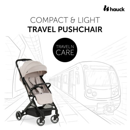 Cestovný kočiar Travel N Care Beige Hauck